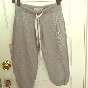 Gray Aeropostale capris